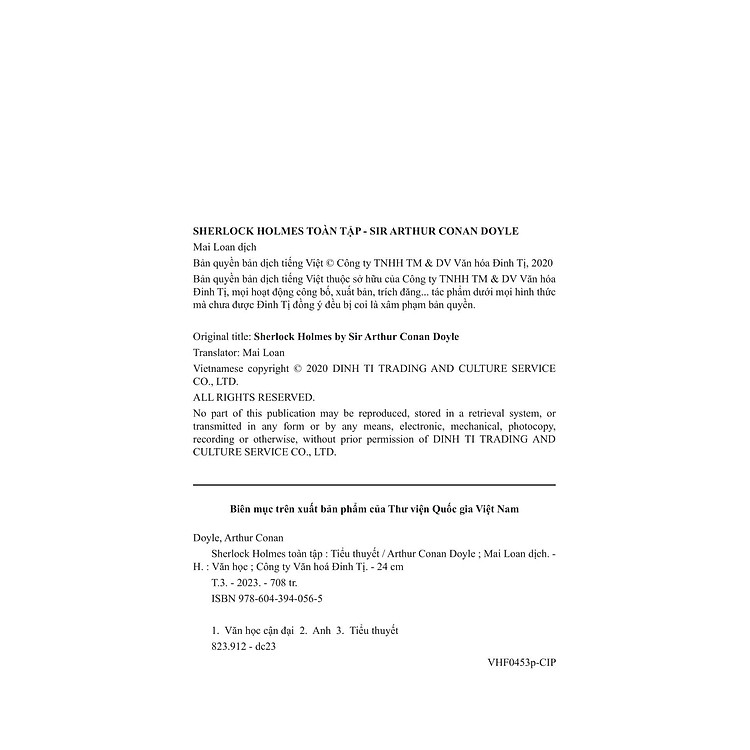 Sherlock Holmes Toàn Tập - Tập 3 - Ảnh 3