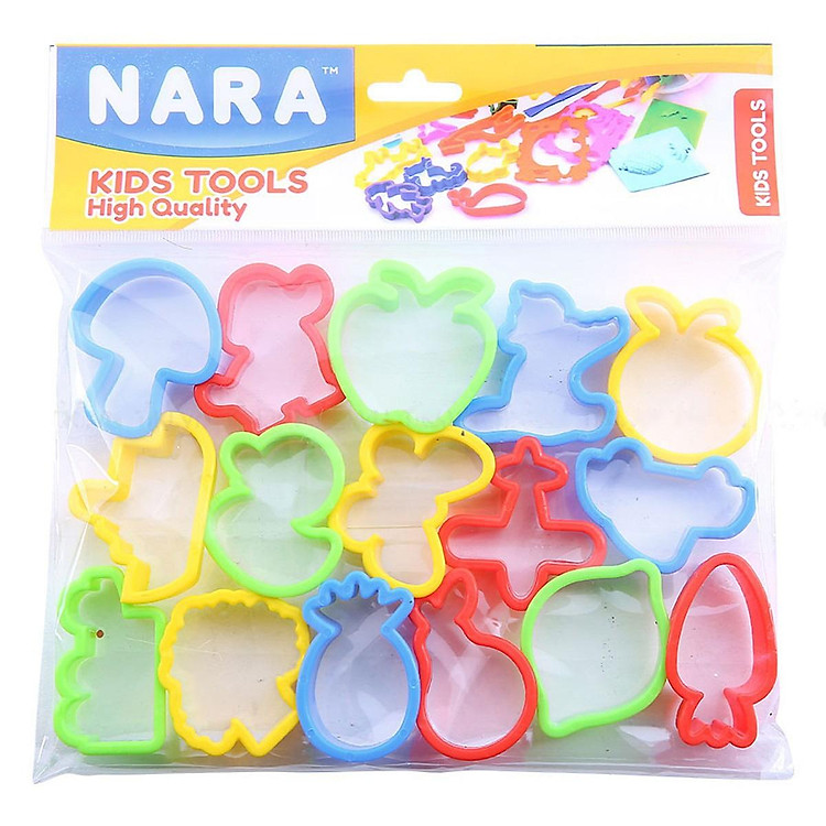 Bộ Khuôn Nặn Học Tập Kiddy Clay (16 món)