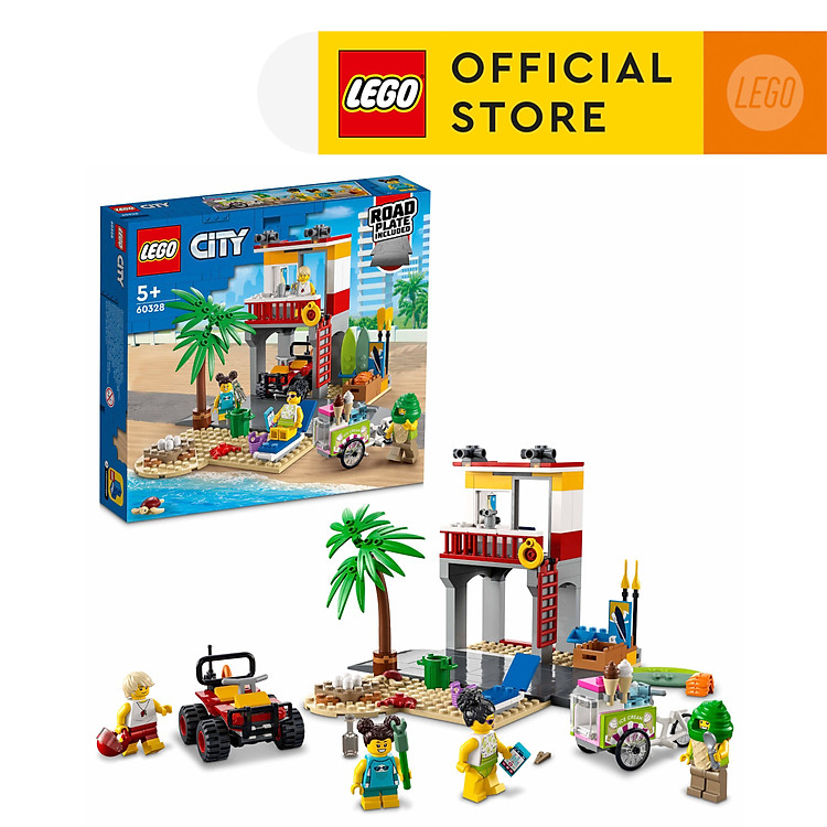 Mua tại Tiki: Mua LEGO City 60328 Trạm cứu hộ biển Chính hãng Giá tốt