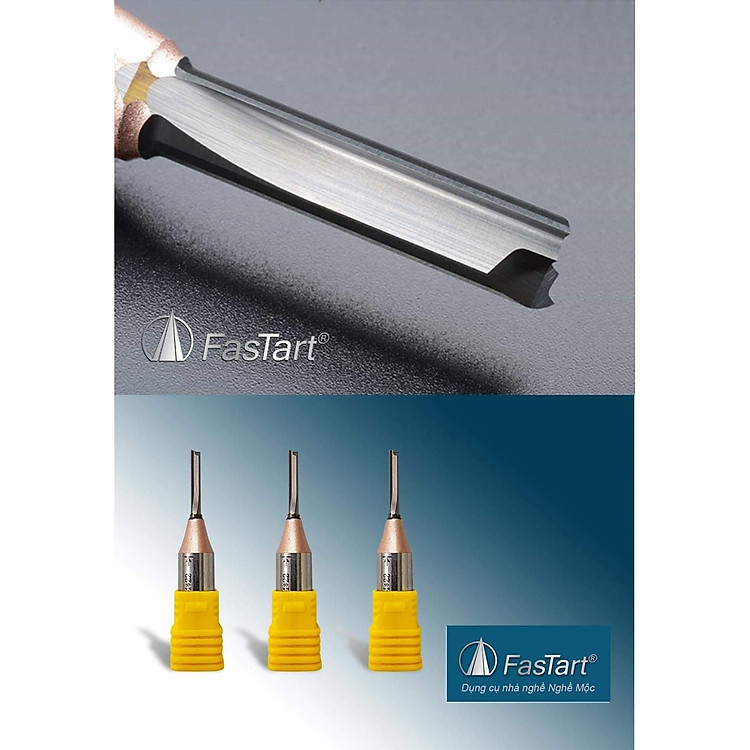 Mũi phay gỗ TCT hai me thẳng FASTART