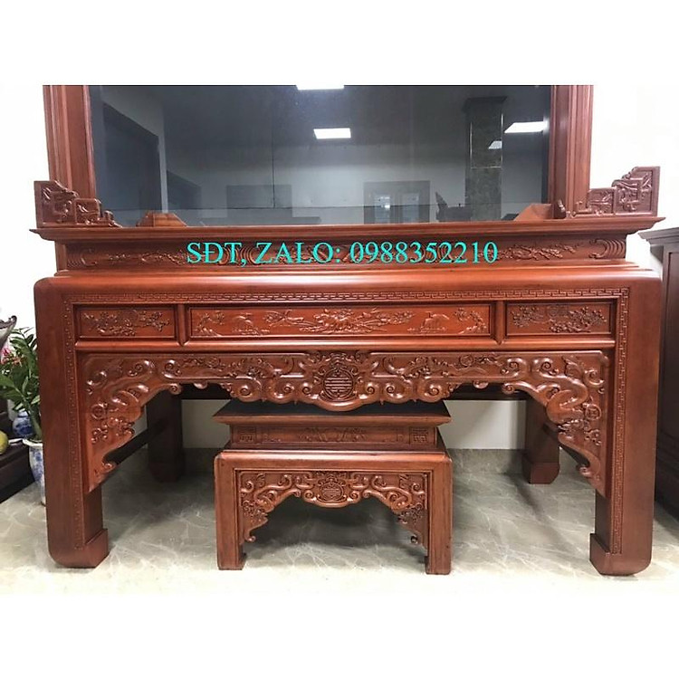 bàn thờ chân 14cm gỗ hương đá