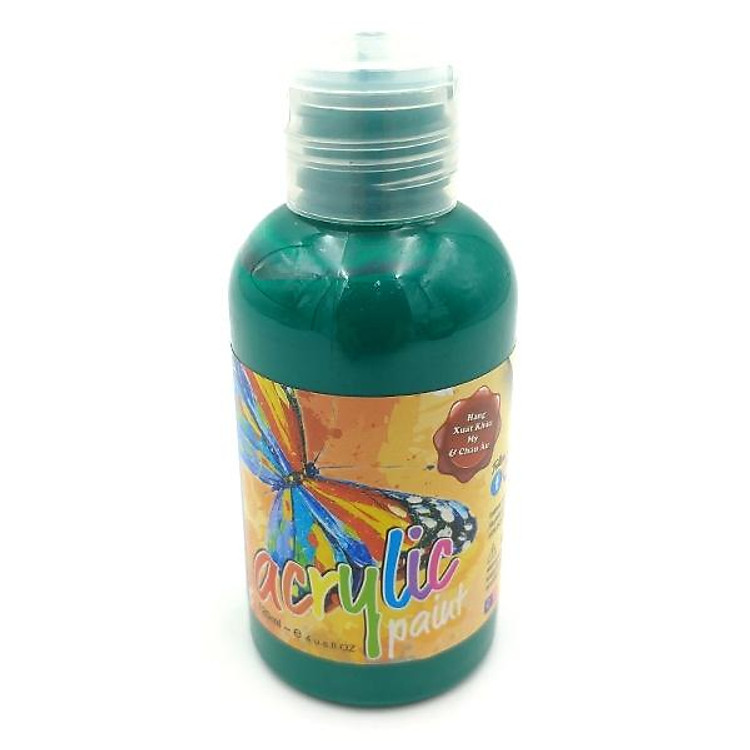 Chai Màu Vẽ Acrylic 120ml – Xanh Ngọc