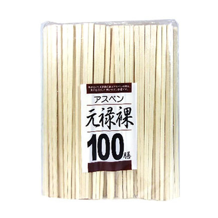 Set 100 đôi đũa ăn một lần nội địa Nhật Bản