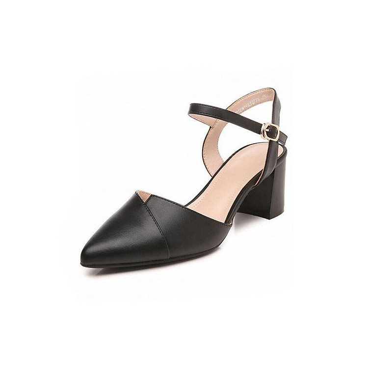 GIÀY CAO GÓT NỮ BÍT MŨI DÁNG KIỂU GÓT VUÔNG 5CM - DUYÊN DÁNG ÊM CHÂM - GIÀY CAO GÓT NỮ THỜI TRANG MẪU MỚI TRẺ TRUNG XINH XẮN