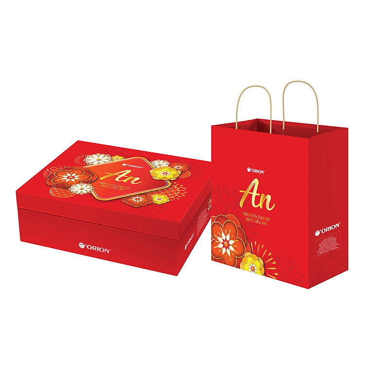 Hộp quà Tết AN Orion - Phiên bản 2020 Size Lớn (Tặng kèm Túi giấy)