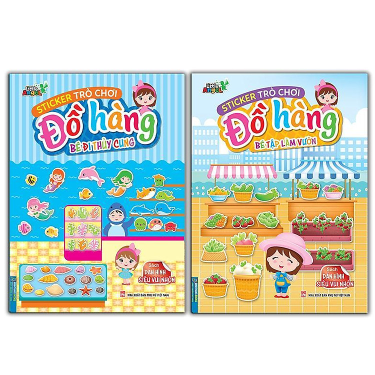 Sticker Trò Chơi Đồ Hàng – Bé Đi Thủy Cung