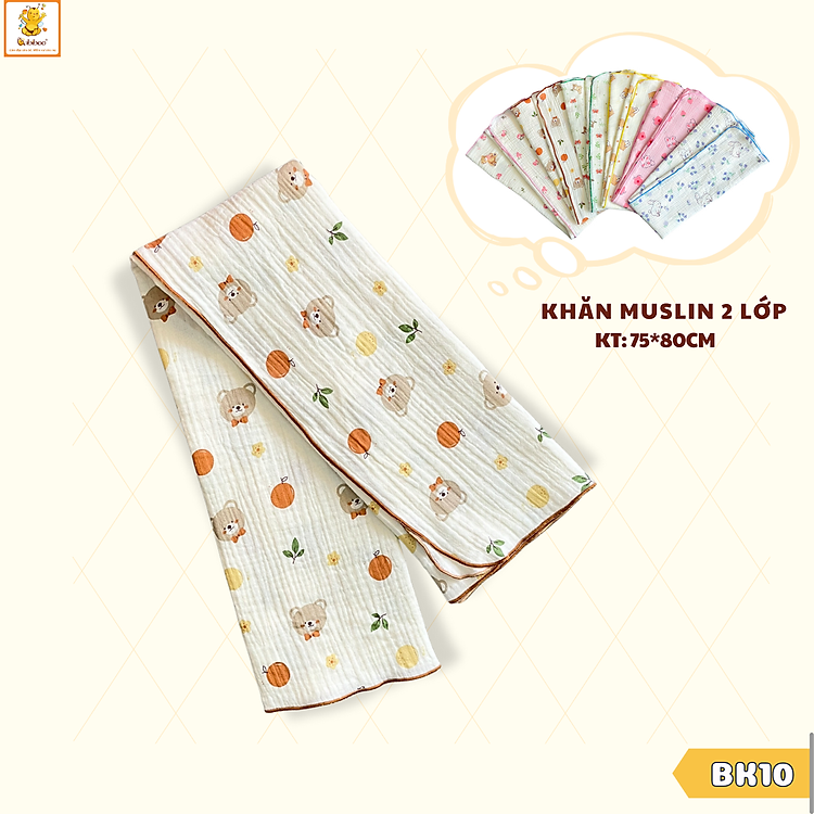 Khăn tắm Babiboo cho bé trai Chính hãng Giá tốt - Hình ảnh 5