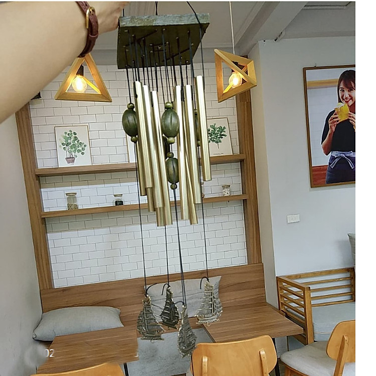 Chuông gió may mắn hình thuyền thuận buồm xuôi gió