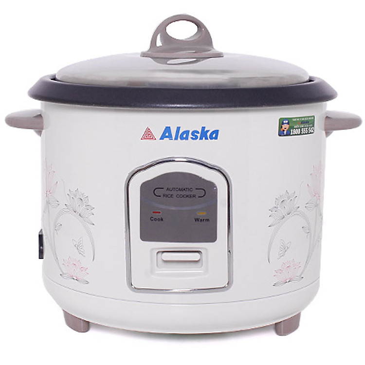 NỒI CƠM ĐIỆN NẮP RỜI ALASKA 1.8 LÍT CR-18 - hàng chính hãng