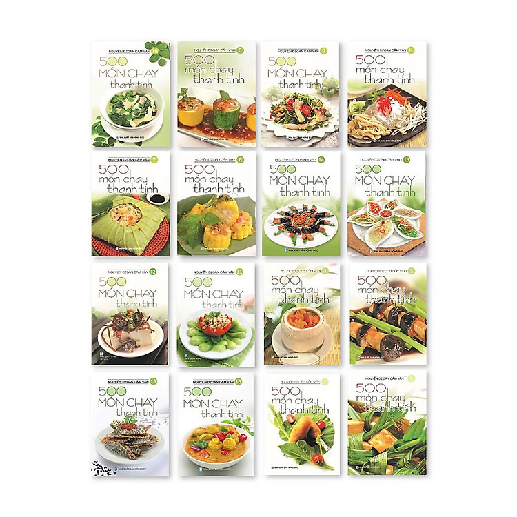 Boxset 500 Món Chay Thanh Tịnh (Trọn Bộ 16 Tập) - Ảnh 2