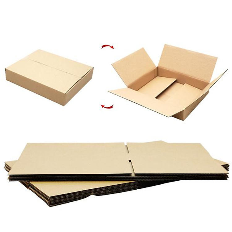 Thùng Carton Đóng Hàng (30 x 25 x 6 cm) – (5 chiếc)