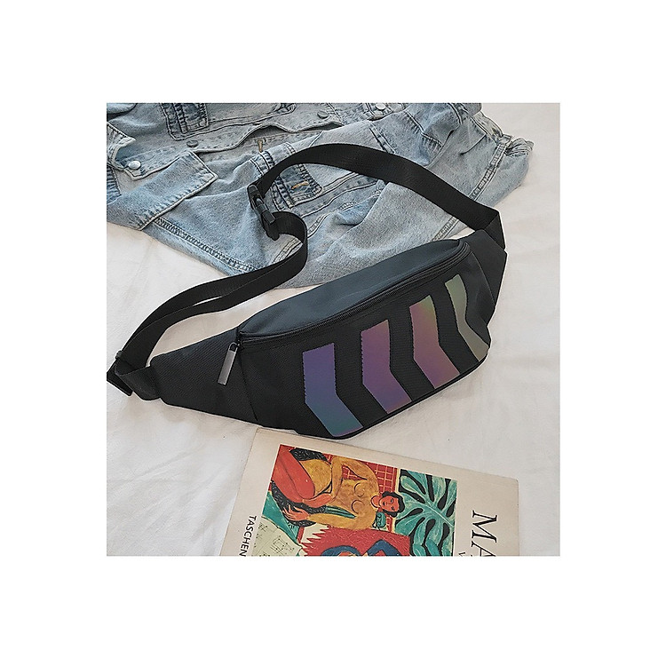 Túi xách đeo chéo nam nữ phản quang phong cách Hàn Quốc Mituza TX36