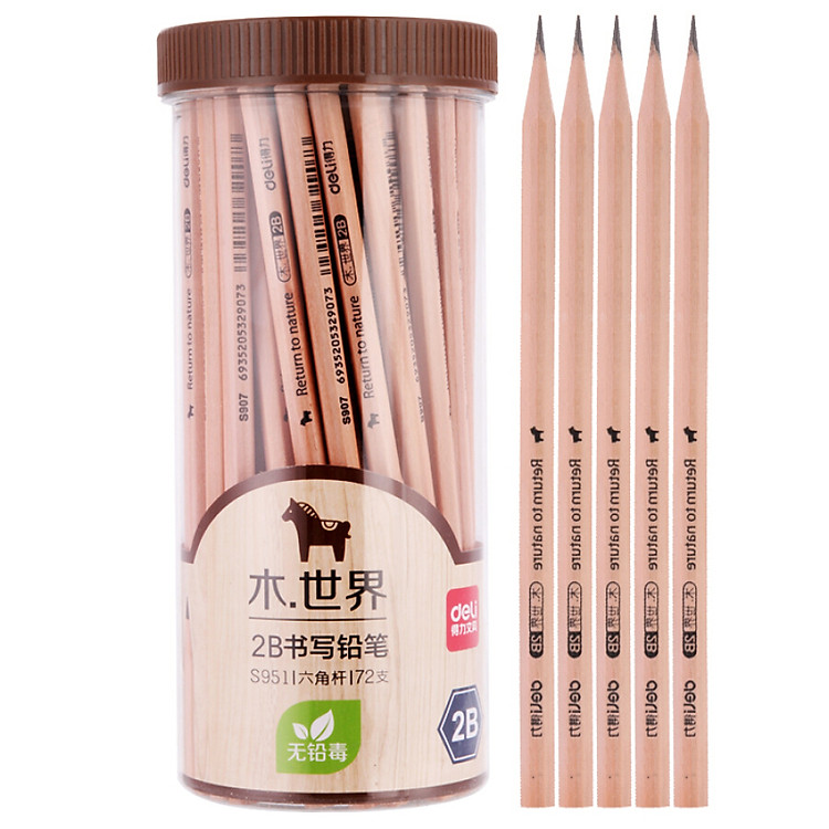 Hộp 72 Cây Bút Chì 2B Deli S941-2B