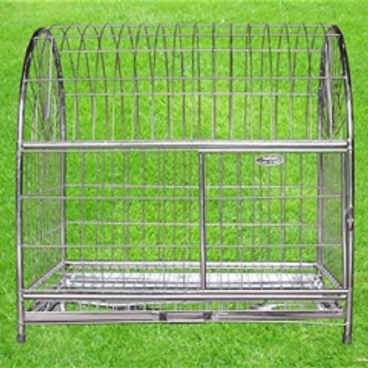 Chuồng chó mèo inox mái vòm và mái vuông
