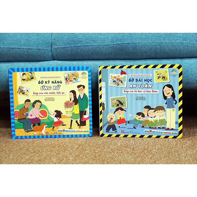 Tương Tác Đinh Tị - Bách Khoa Kỹ Năng Sống Đa Tương Tác - Sách Lật Mở Chuyển Động Dành Cho Bé Từ 0-6 Tuổi (4 Chủ Đề) - Ảnh 4