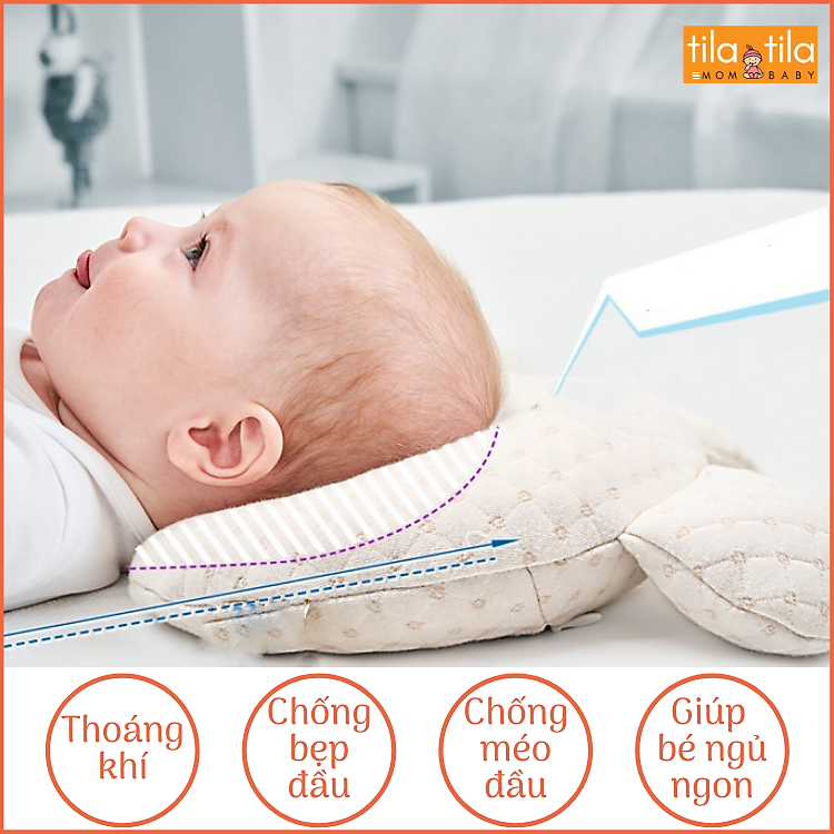Gối Cao Su Non Tila-Tila Cho Bé Chính hãng Giá tốt - Hình ảnh 2