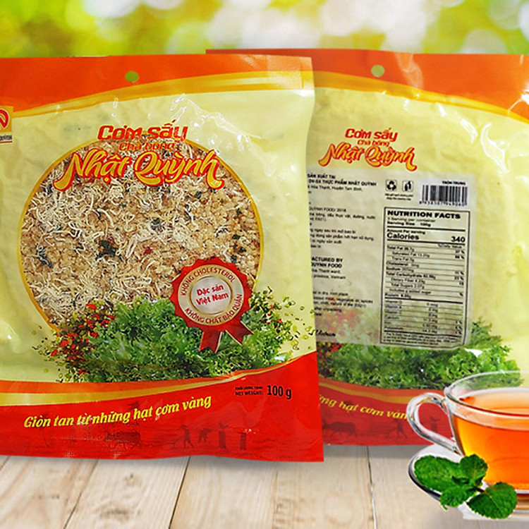Cơm sấy tròn trung chà bông Nhật Quỳnh TTCB (100g)