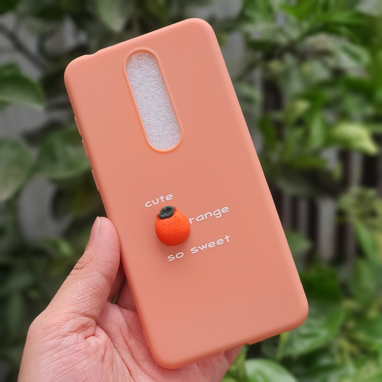 Ốp lưng trái cây nổi Dành cho Nokia 6.1 Plus và Nokia X6
