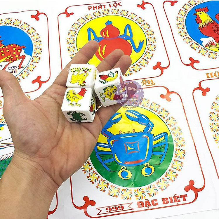 Mua tại Lazada: Mua Bộ Đồ Chơi Lắc Bầu Cua Cá Cọp Chính hãng Giá tốt
