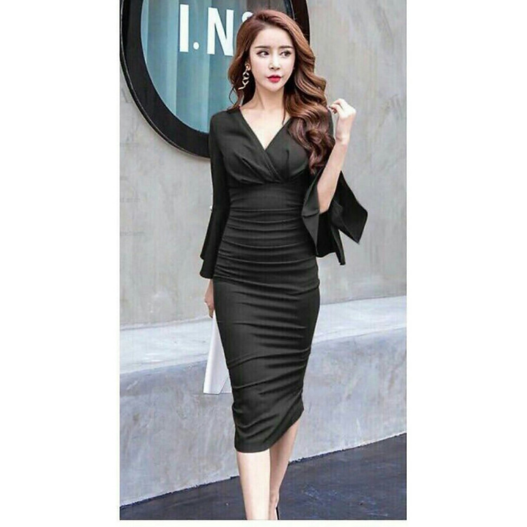 Đầm Body Tay Xẻ PANOS - NT8149