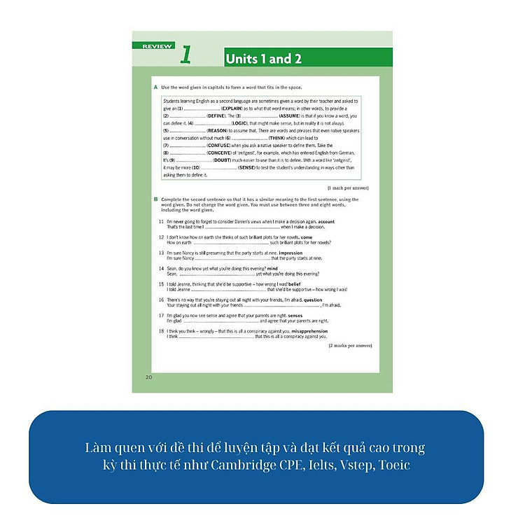 Destination Grammar & Vocabulary B1, B2, C1 & C2 - Kèm Đáp Án - Ảnh 7