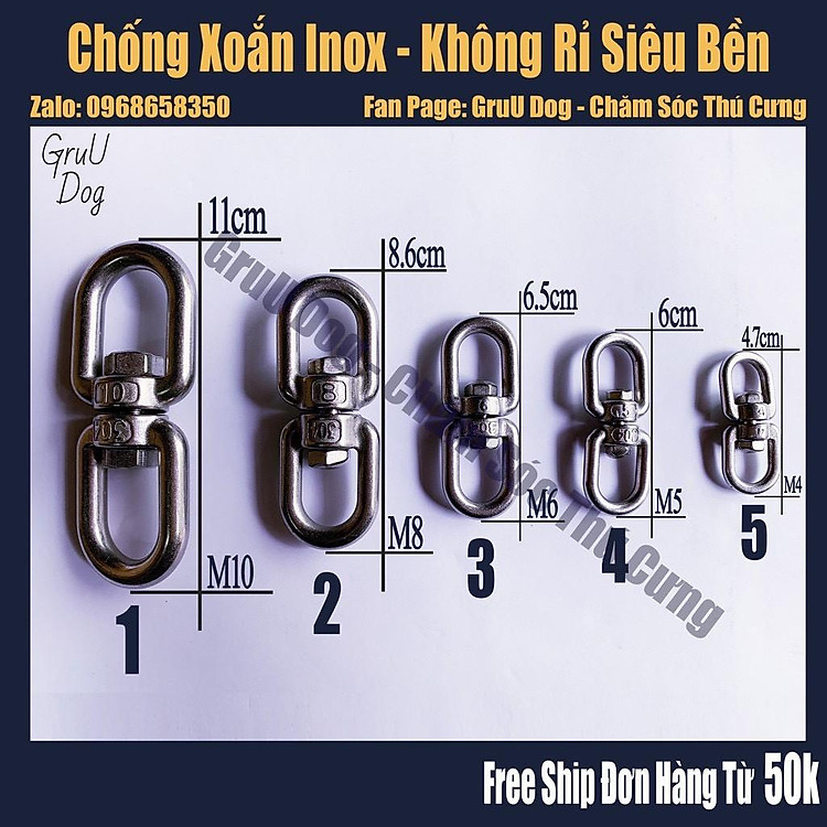 Chống Xoắn Inox