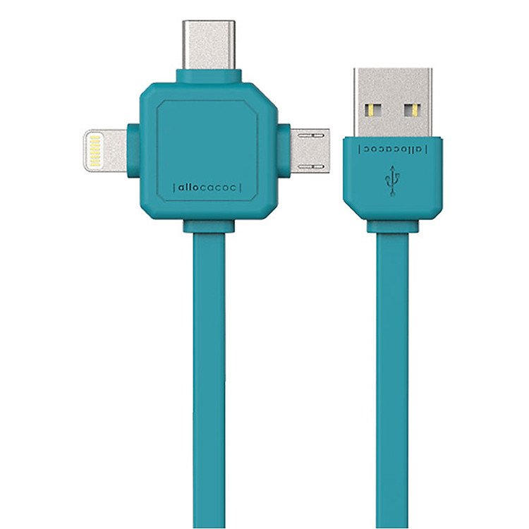 Cáp USB Type-C 3 In 1 Allocacoc - Hàng Nhập Khẩu