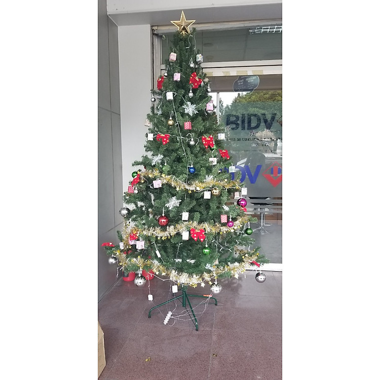 Cây thông Noel màu xanh cao 240cm - Ảnh 3