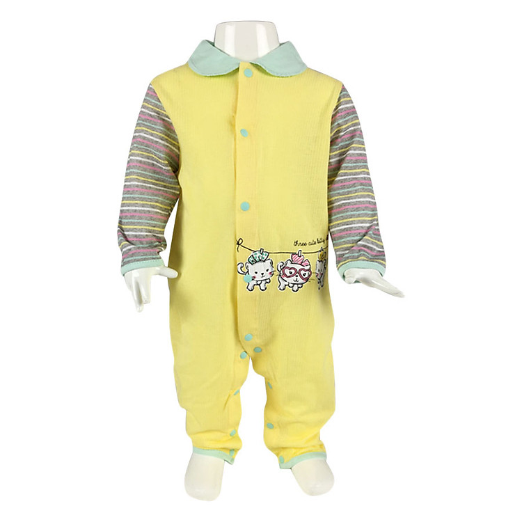 Bộ Áo Liền Quần Cats Frandas - Vàng