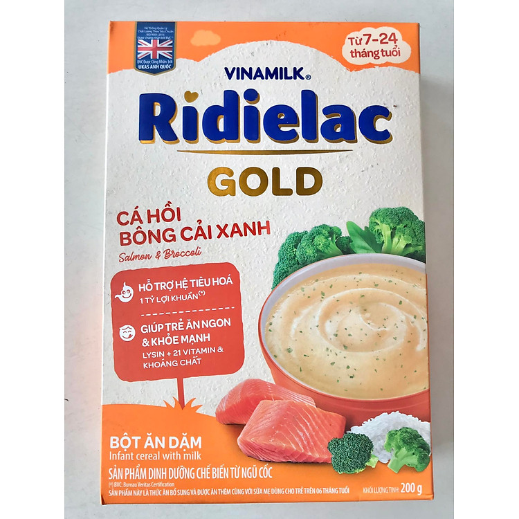 Bột Ăn Dặm Vinamilk Cá Hồi 200g Uy tín Ưu đãi - Hình ảnh 2