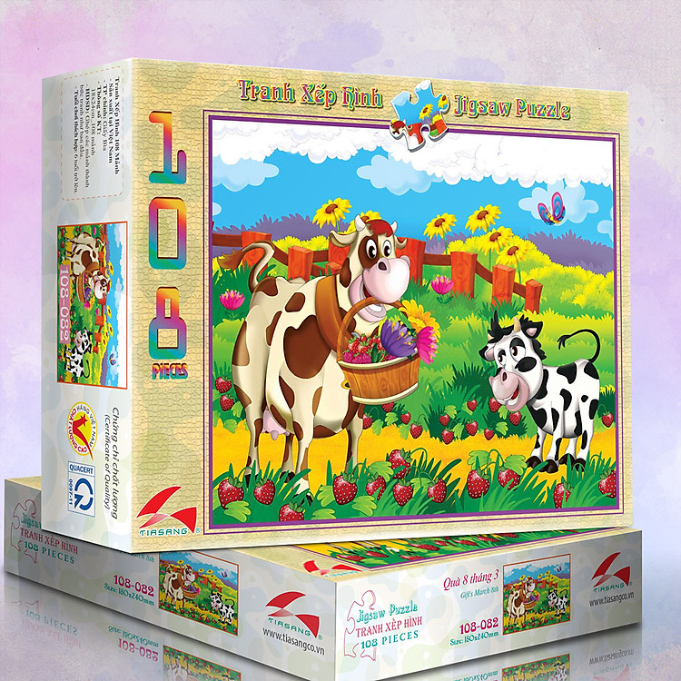 Tranh xếp hình Tia Sáng 108 mảnh Chính hãng Tiết kiệm