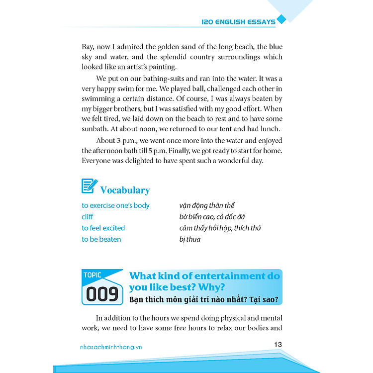 120 Bài Luận Tiếng Anh (Tái Bản 2023) - Ảnh 2