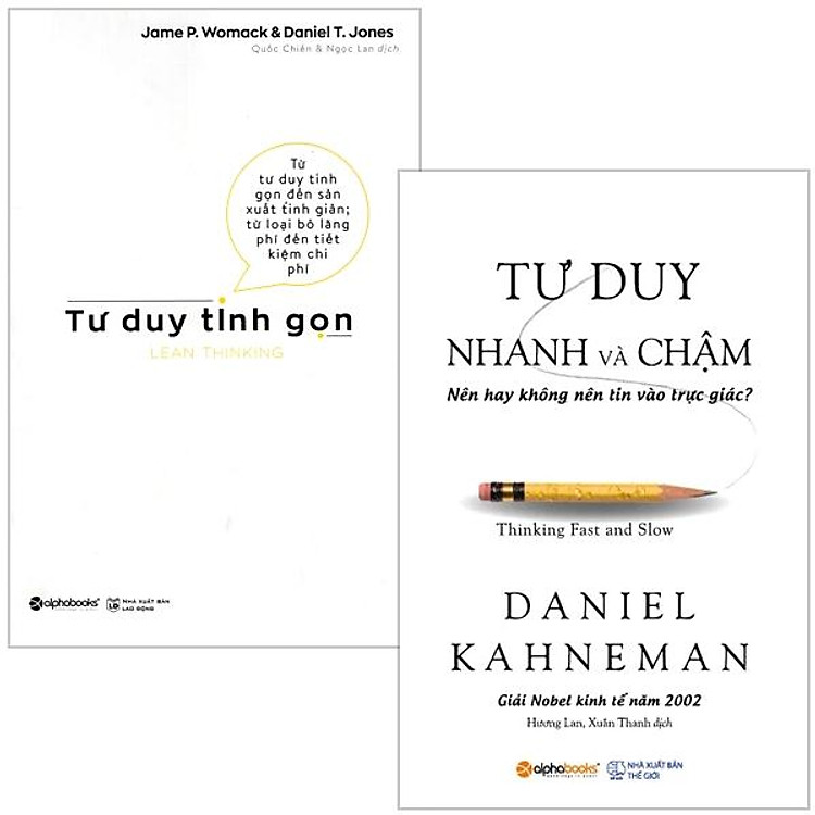 Combo Sách Tư Duy Tinh Gọn + Tư Duy Nhanh Và Chậm (Bộ 2 Cuốn)