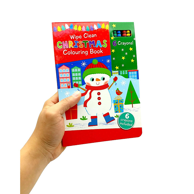 Wipe Clean Colouring Books - Snowman - Ảnh 6