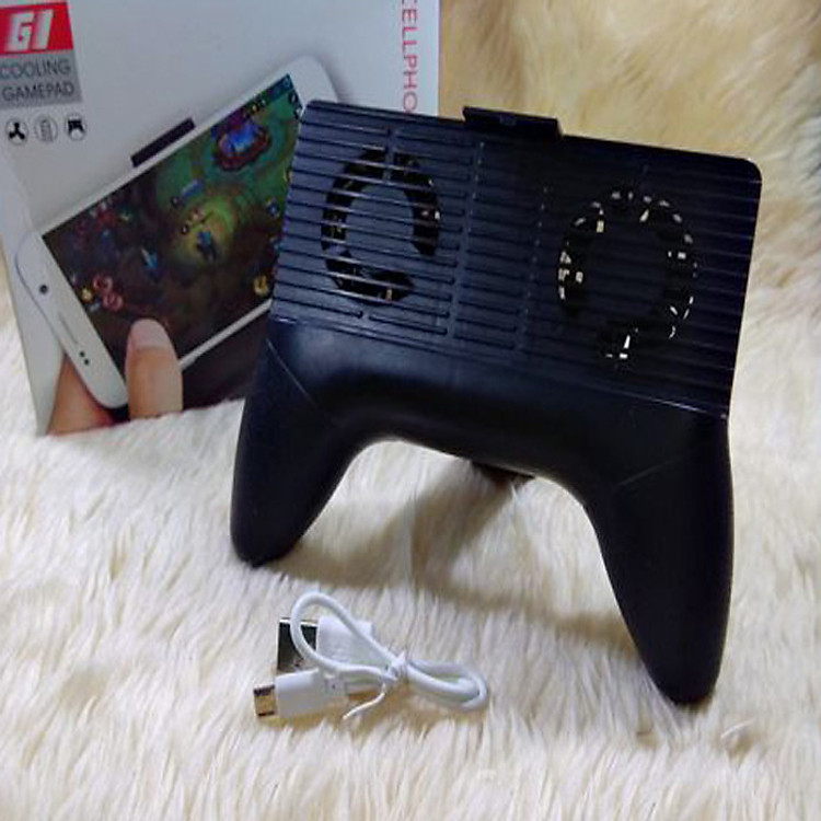 Tay cầm chơi Game PUBG có quạt tản nhiệt và pin dự phòng