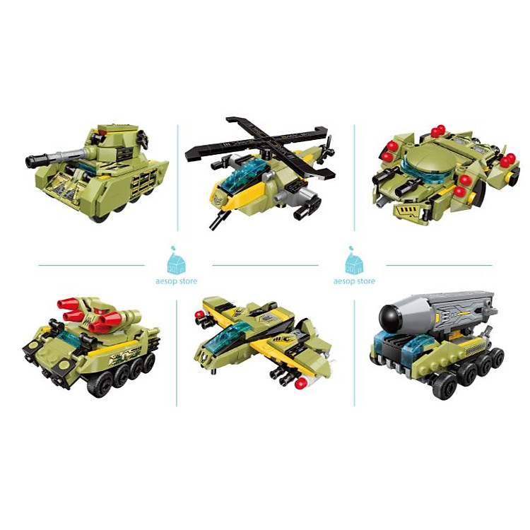 Hộp 6 bộ đồ chơi Robot Qman 41108 Chính hãng Ưu đãi - Hình ảnh 5