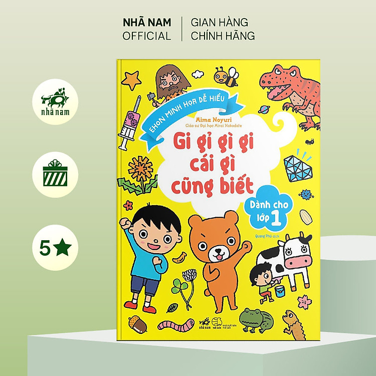 Sách - Gi gỉ gì gi cái gì cũng biết - Dành cho lớp 1 (TB 2021) - Nhã Nam Official