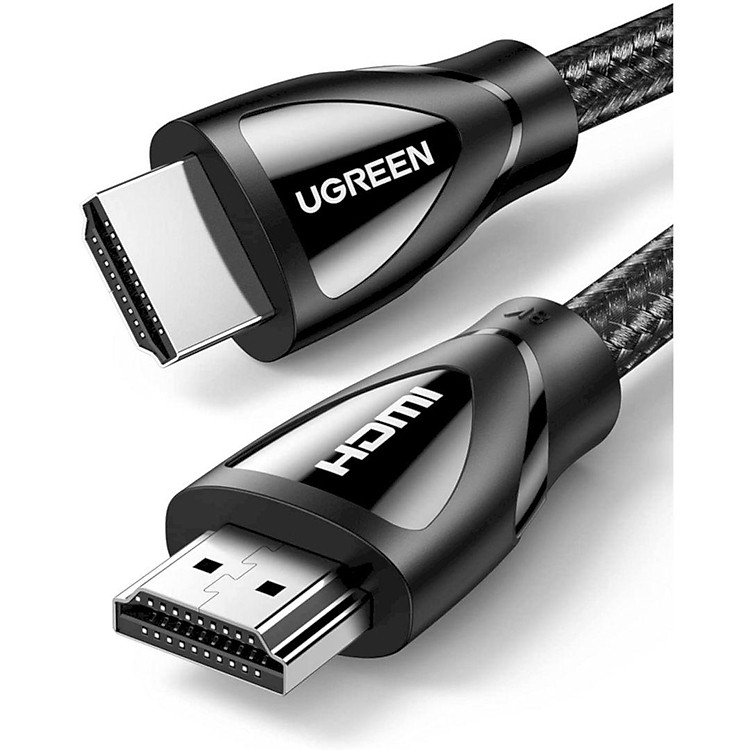 Cáp HDMI 2.1 48Gbps tốc độ cao HDR 10+ HDCP 2.2 Ugreen 40182 dài 5M HDMI 2.1 8k 60hz 4k 120hz HD150 Hàng chính hãng