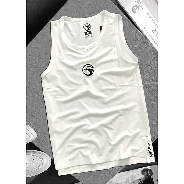 Áo thun thể thao nam ba lỗ ngắn tay cổ tròn tập gym chạy bộ vải thun thoáng mát ND01