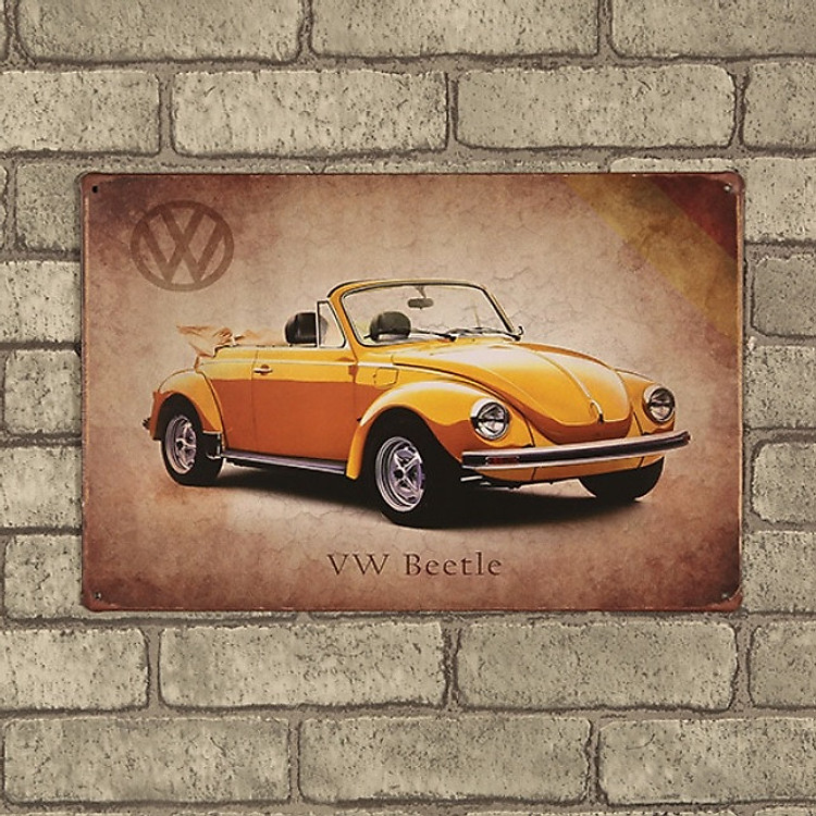 Các mẫu tranh thiếc nhỏ phong cách Vintage 1950s (Part I) trang trí quán cafe, tường phòng khách