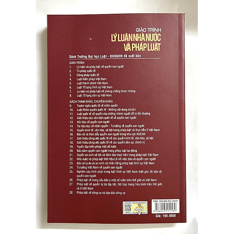 Giáo trình Lý luận nhà nước và pháp luật Việt Nam (Tái bản lần thứ nhất) - Ảnh 2