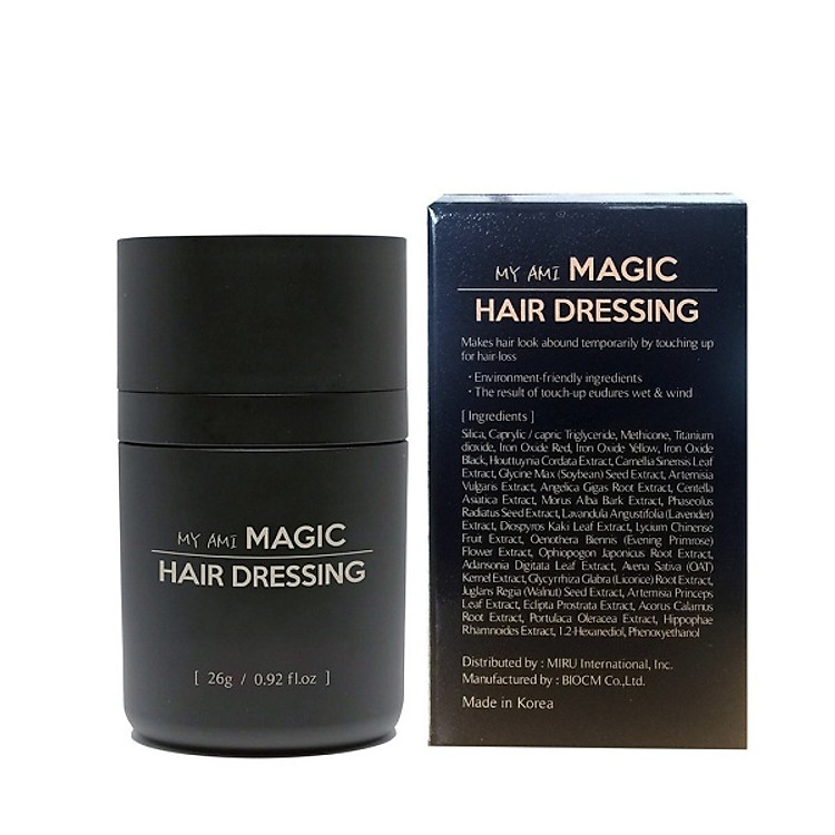 Bột Dặm Làm Dầy Dài Tóc MY AMI MAGIC HAIR DRESSING 26g Hàn Quốc