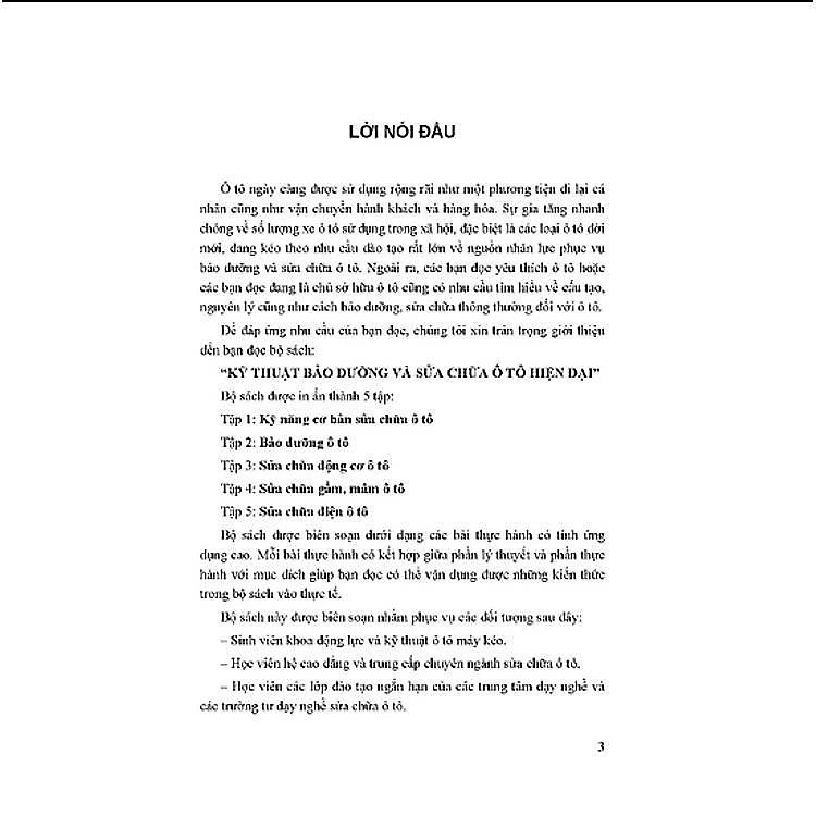 Kỹ Thuật Bảo Dưỡng Và Sửa Chữa Ô Tô Hiện Đại - Kỹ Năng Cơ Bản Sửa Chữa Ô Tô - Ảnh 3