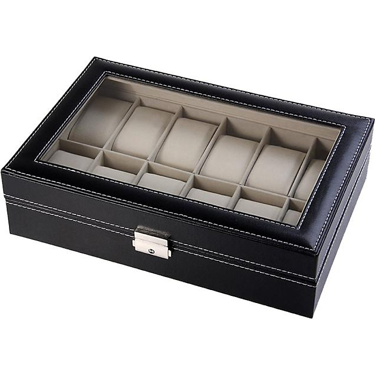 Hộp đựng đồng hồ cao cấp 12 chiếc da PU