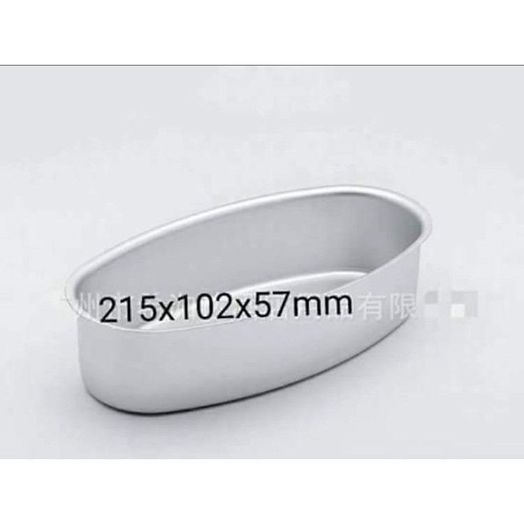 Khuôn hình ovan trắng 21.5 cm