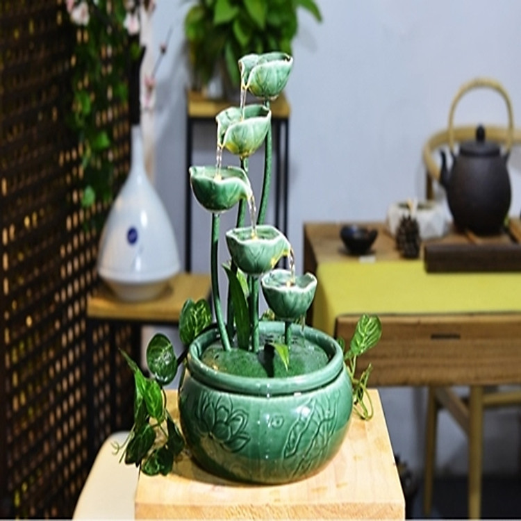 Thác nước phong thủy Lá Sen Ngũ Tầng