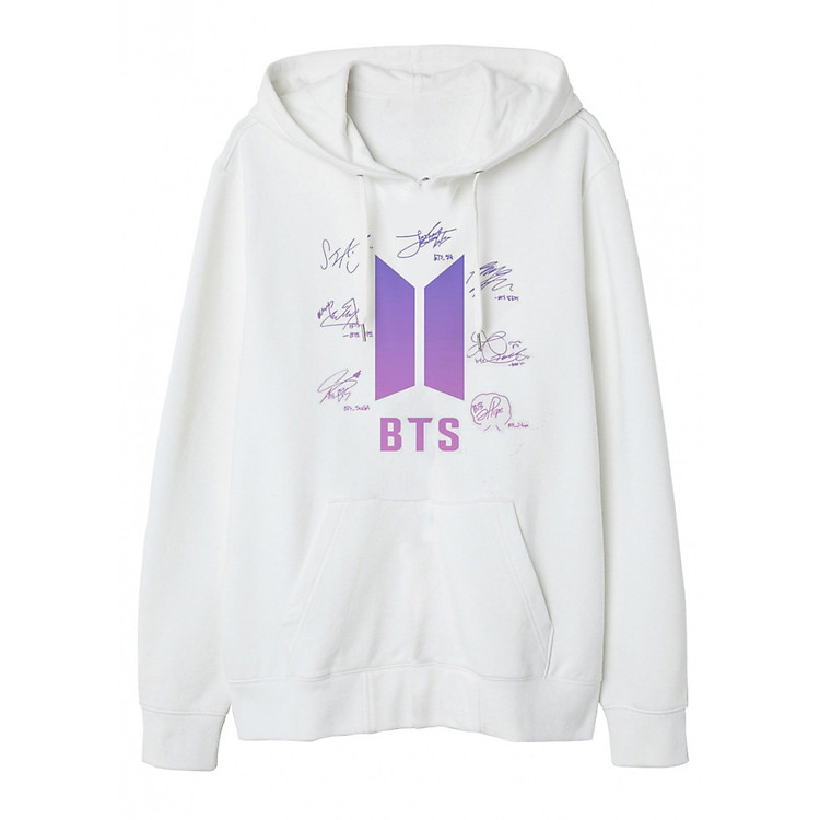 Hoodie Chữ Kí Nhóm Nhạc Kpop BTS Mới