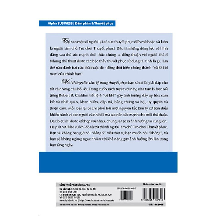 Những Đòn Tâm Lý Trong Thuyết Phục (Tái Bản Mới Nhất) - Ảnh 2
