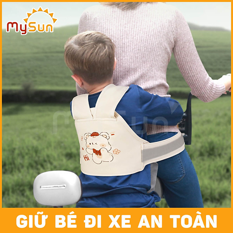 Mua Đai ngồi xe máy an toàn cho bé Chính hãng Tiết kiệm - Hình ảnh 4