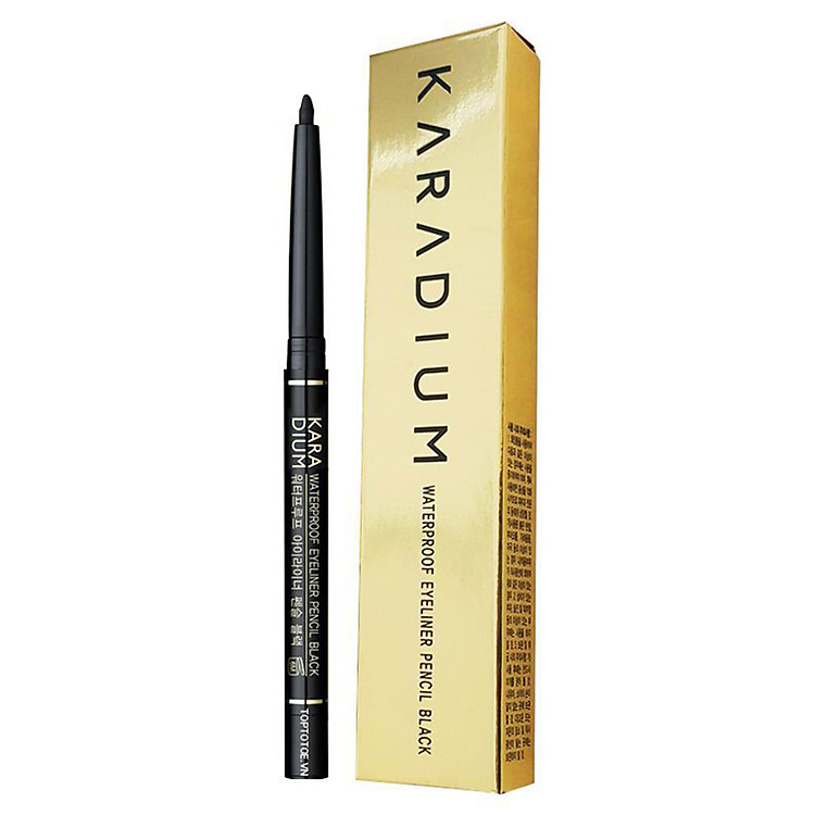 Chỉ Kẻ Mắt Chống Trôi Karadium Waterproof EyeLiner Pencil Black